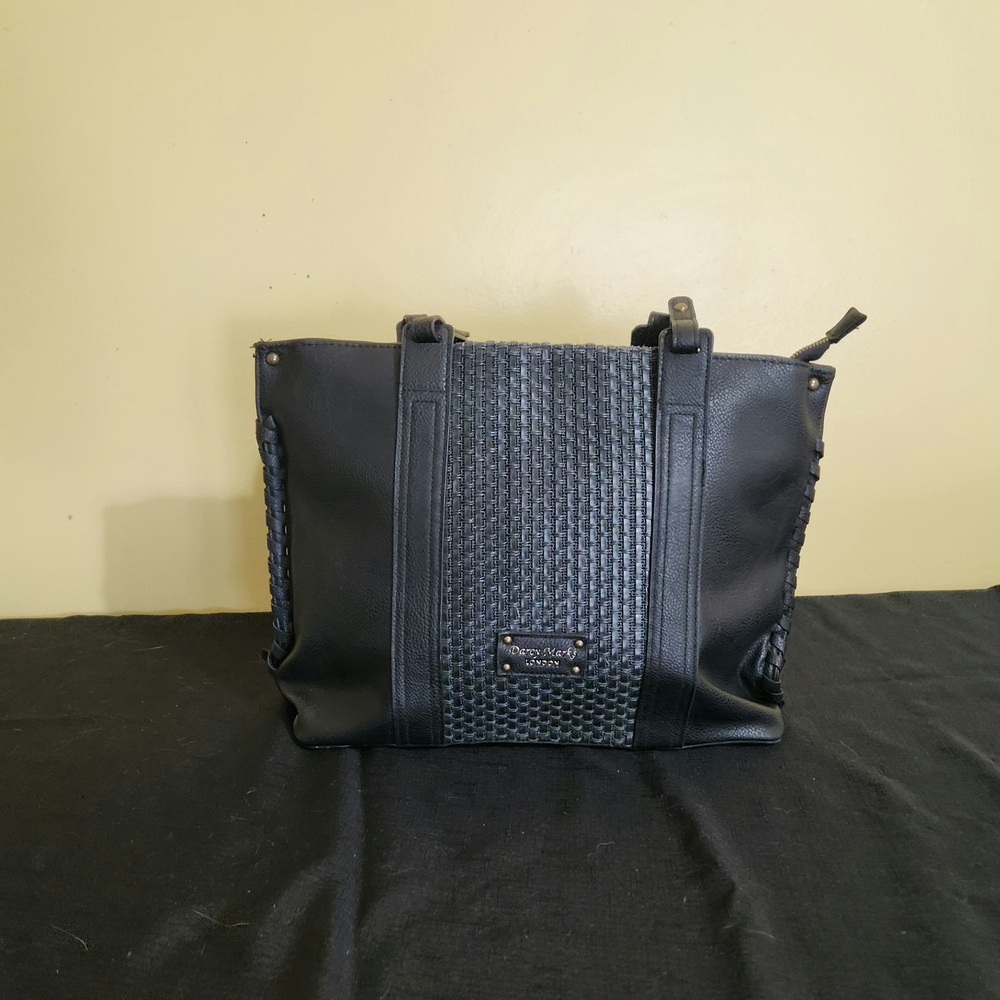 Darcy Marks Woven Tote Bag
